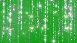 Hanging sparkle threads | Green Screen Library