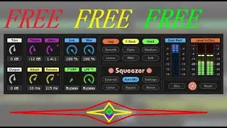 FREE Vst - Squeezer - FREE compressor with side-chain & parallel capabilities