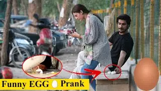 Funny EGG Prank on Girl 