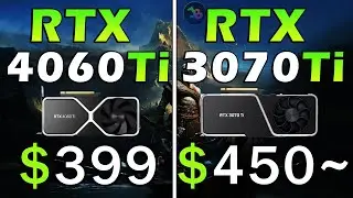 RTX 4060 Ti vs RTX 3070 Ti | REAL Test in 10 Games 1440p | Rasterization, RT, DLSS, Frame Generation