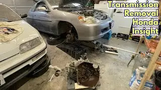 Transmission Removal for Clutch Replacement Full Walkthrough - Honda Insight