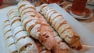 Нежное печенье трубочки, тающие во рту.