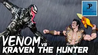 Venom vs Kraven The Hunter: Last Hunt (Stop Motion)
