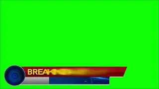 Green Screen Free Video of News Headline & Breaking News Lower Third_News Scroll Banner Animated
