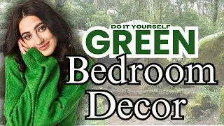 Natural GREEN BEDROOM DIY Decor For Cozy Woodland AMBIENCE