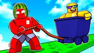 Roblox TWO PLAYER RIDE A CART