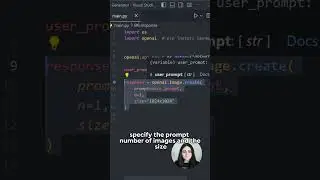 AI Image Generator with Python in 30 Seconds #openai #python