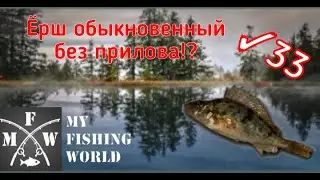 33) My Fishing World Ёрш обыкновенный без прилова!?