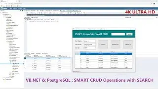 VB.NET and PostgreSQL Perform SMART CRUD Operations with SEARCH