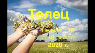 Телец. Таро-прогноз на неделю с 10 по 16 августа 2020 года.