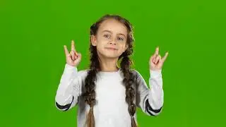 Child is Dancing Green Screen