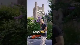 How to track text to a wall in DaVinci Resolve. 