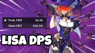 Convertí a Lisa En DPS 👑😱 Genshin Impact