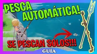🎣APRENDE a pescar automáticamente en GENSHIN!✅ Farmeo ARMAS F2P🐟 Truco pesca rápida Genshin Impact