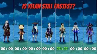 Is Yelan Still Fastest ?? Who Is The Fastest Character In {Genshin Impact}