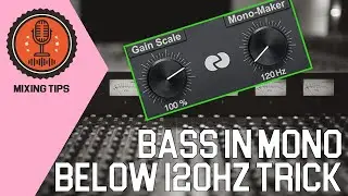 Mixing Bass in Mono Below 120Hz Trick | Mixing Tips