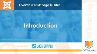 Learn SP Page Builder - Video 1 - Introduction