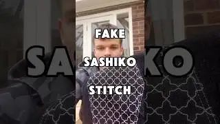 Machine Sashiko!#sewing #denim #fashion #selvedgedenim #baggyjeans #sewingtutorial #sashiko