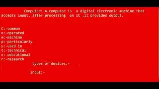 Basic of computer  #Computers#Tech#Technology#PC#Laptops#Gaming#Programming#Software#Hardware