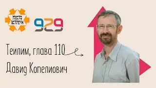 Книга #Теилим гл. 110. Лектор: Давид Копелиович
