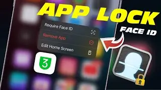 How To Lock Apps in iPhone With Face ID | iPhone Me App Par Face Lock Kaise Lagaye | iOS App Face ID