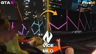 VICE CAR DEALER [FiveM MLO - GTA V Interior]