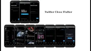 Flutter UI Tutorial | Twitter Clone flutter app  - Day 23