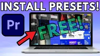 How To Install Presets Plugins in Adobe Premiere pro