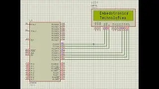 8051 interfacing with lcd in 4 bit mode tutorial 4