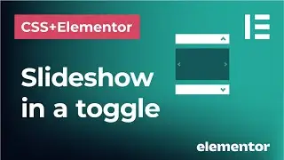 Insert a slideshow in a toggle with Elementor Pro, Anywhere Elementor plugin and Slides widget