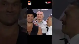 Фьюри не заметил Усика на битве взглядов 