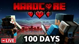 I Survived 100 Days in HARDCORE Minecraft