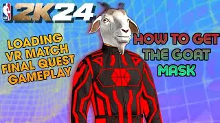 NBA 2K24 CURRENT GEN HOW TO GET THE GOAT MASK