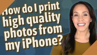 How do I print high quality photos from my iPhone?