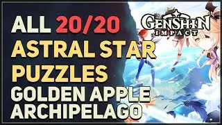 All 20 Astral Star Puzzles Genshin Impact