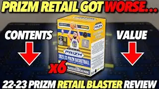 What has happened to Prizm Retail... 😬 2022-23 Panini Prizm Basketball Retail Blaster Box Review x6