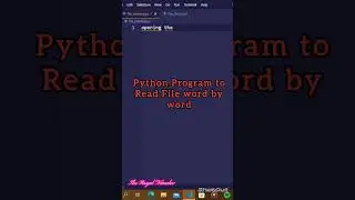 Python Program Read Text Files and Write.