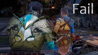 SIndri Gets Scared After Atreus Fails To Shoot | God Of War Ragnarok PS5
