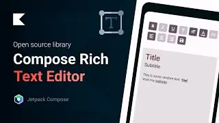 Transform your App in a Rich-Text Editor with Jetpack Compose!