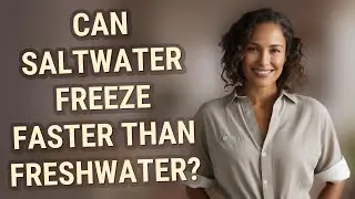 Can saltwater freeze faster than freshwater?