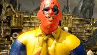 Mortal Kombat XL - X-Men Deadpool Leatherface Costume Skin PC Mod Performs Intros On All Stages