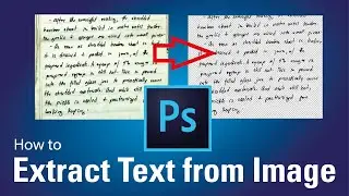 How to Extract Text from Image in Photoshop