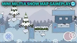 Mini Militia Snow Map Gameplay 🥶