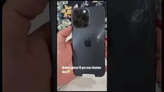 Iphone 15 Pro Max Broken review #shorts #iphone #iphonepromax #apple #iphonepro
