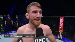 UFC Бойцовский остров 5: Кори Сэндхаген - Слова после боя