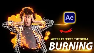 After Effects Tutorial Advanced Burn Effect NO PLUGINS! Burning Logo