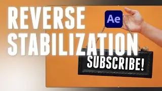 Advanced After Effects Tutorial: Reverse Stabilization with Warp Stabilizer & Mocha Pro