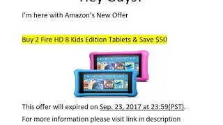 Buy 2 Amazon Fire HD 8 Kids Edition Tablets & Save $50