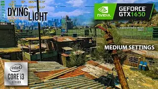 Dying Light 1 | GTX 1650 GDDR6 + I3 10100F | (1080p, Medium Settings)