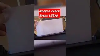 Nozzle check Epson L3210 no pc
